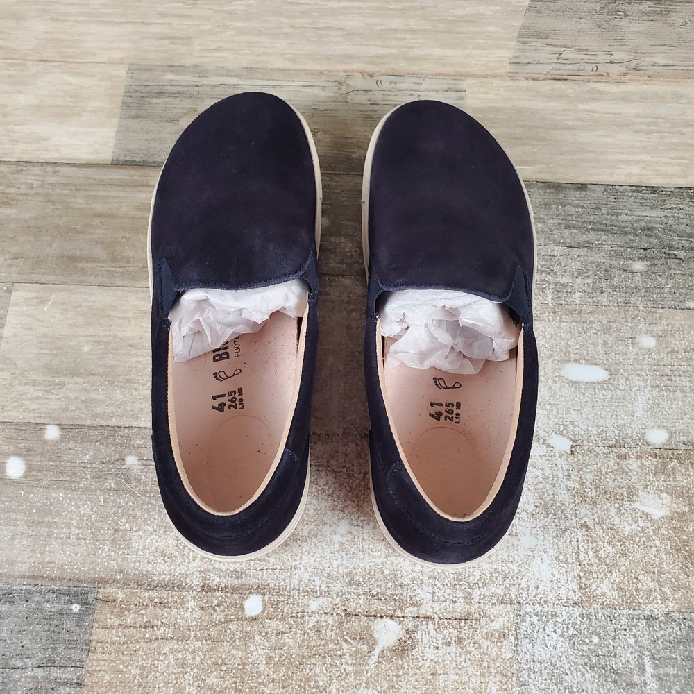 Birkenstock Oswego Shoes Mens 8 / Womens 10 Narrow Midnight Slip On Round Toe - Picture 4 of 10
